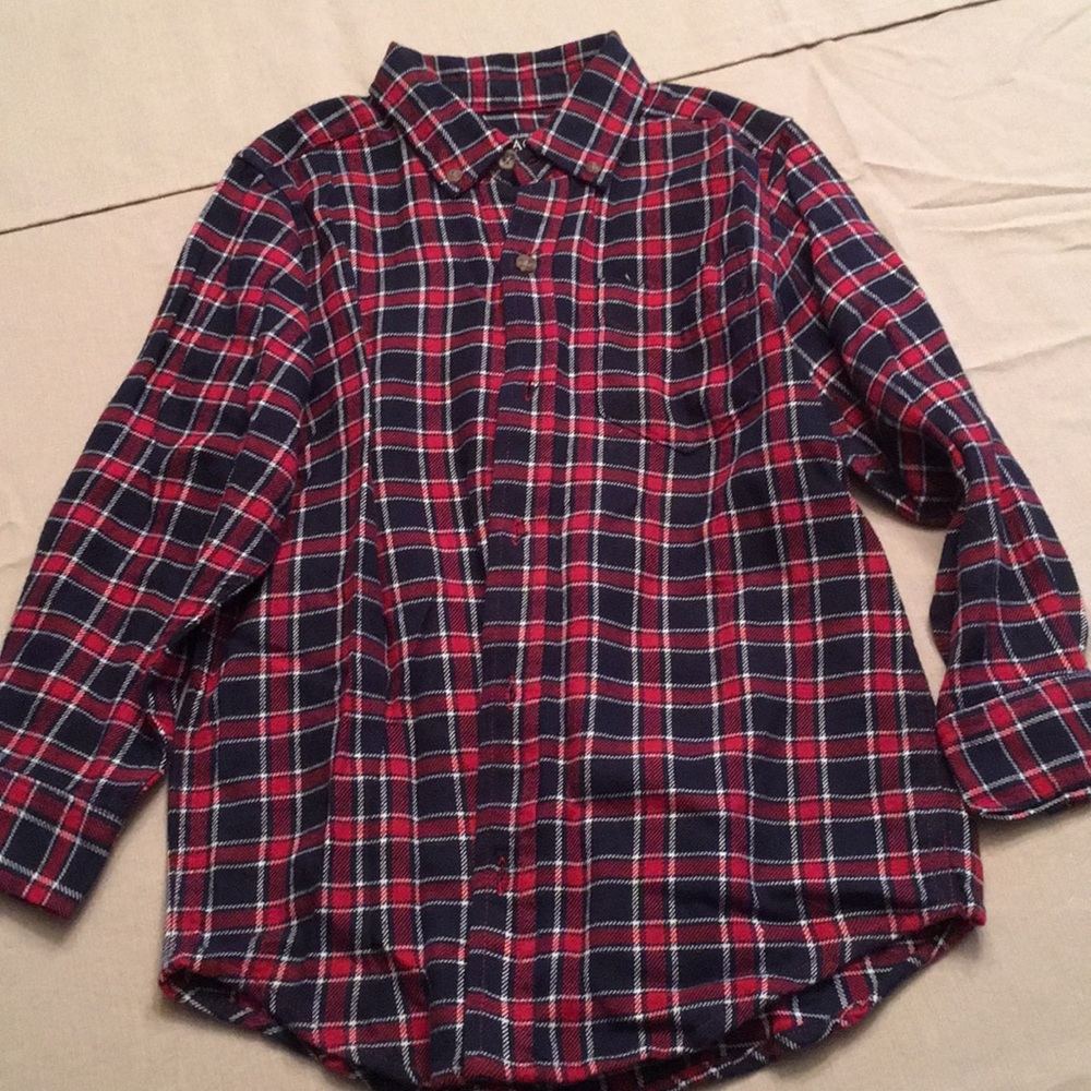 Children's Place flannel, EUC, size S